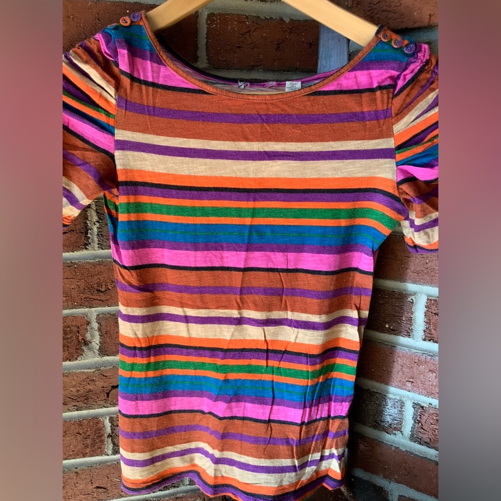 Anthropology striped tshirt